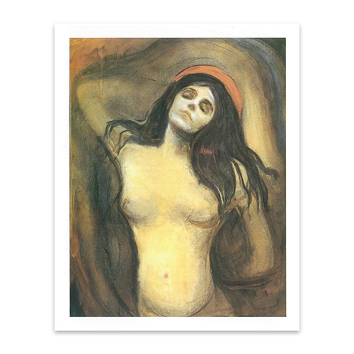 アートポスター ムンク Madonna, 1894 - 95 (ny715)