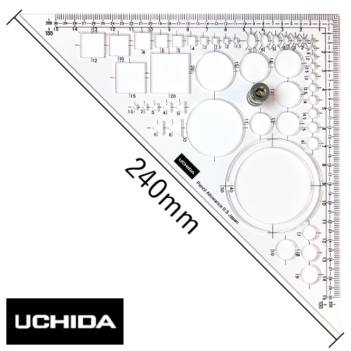 美術］烏口セット UCHIDA 12品組み