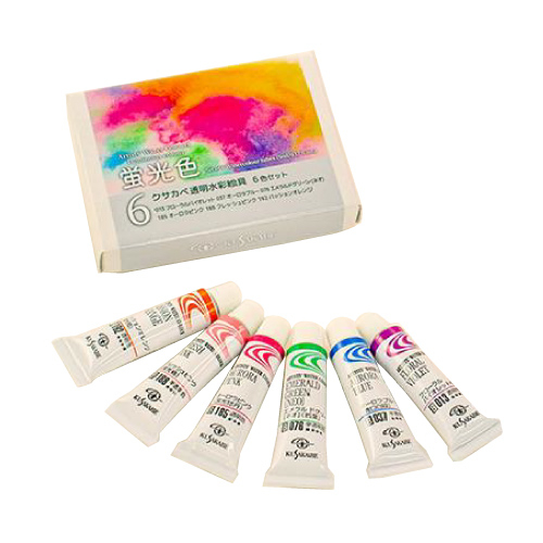 あゆめろ】ゴールデン QOR 水彩 24色セット 透明水彩絵具 [コア セット